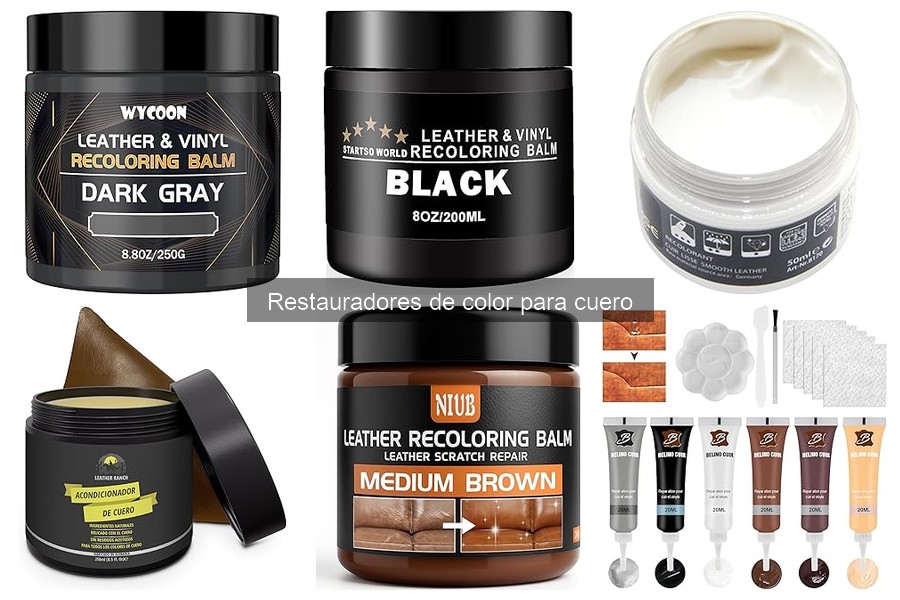 ¿Necesito un restaurador de color si tengo grietas en el cuero?