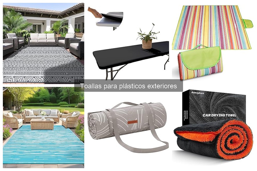 Ofertas en toallas para plásticos exteriores: ¡Ahorra ya!
