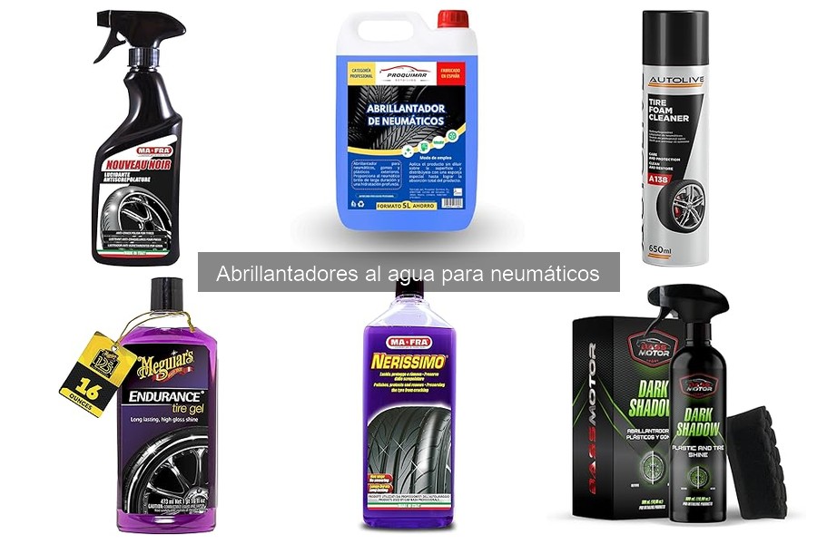 Ofertas y precios de abrillantadores al agua para neumáticos