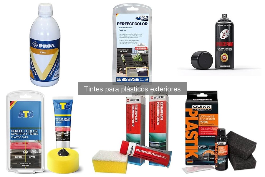 Ofertas y precios de tintes para plásticos exteriores