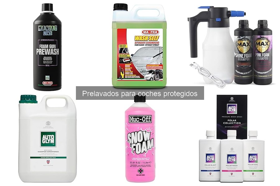 Opiniones de usuarios sobre prelavados para coches protegidos