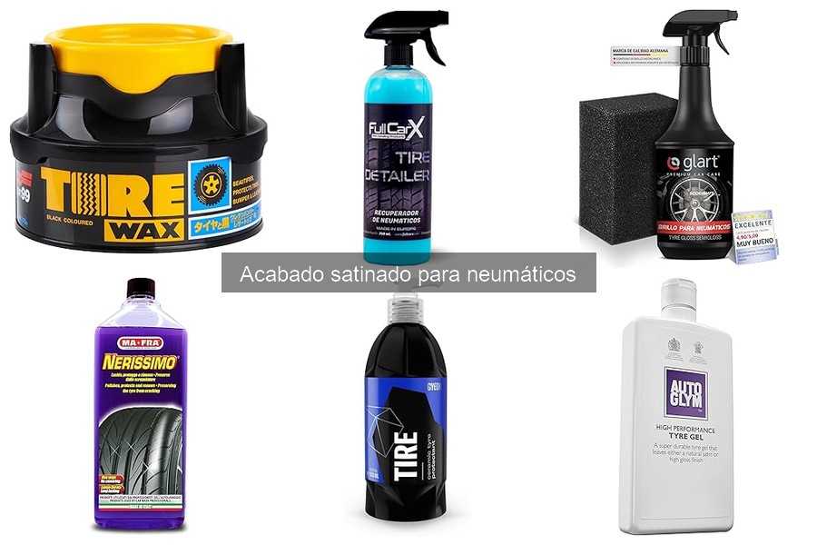 Opiniones sobre acabados satinados para neumáticos
