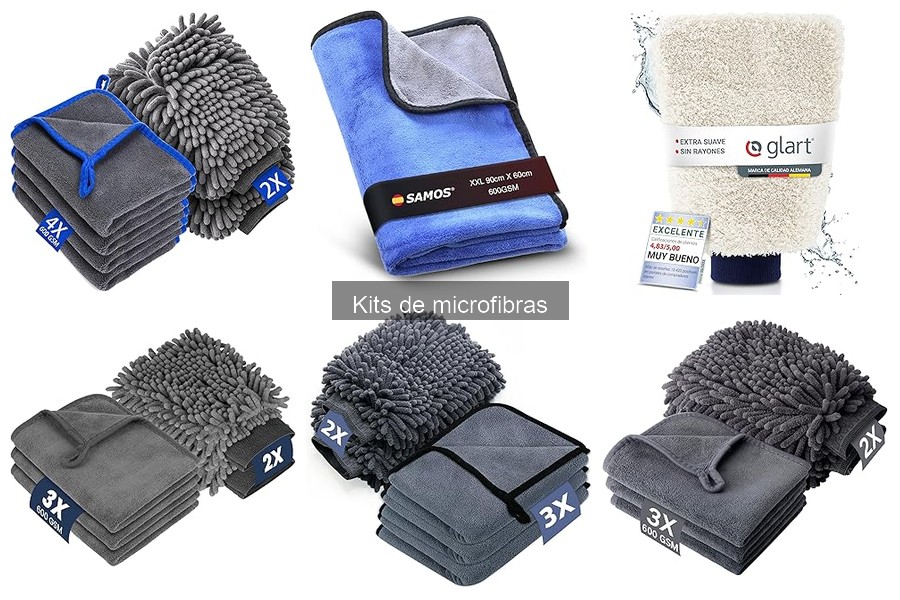 Opiniones sobre kits de microfibras para limpieza de coches