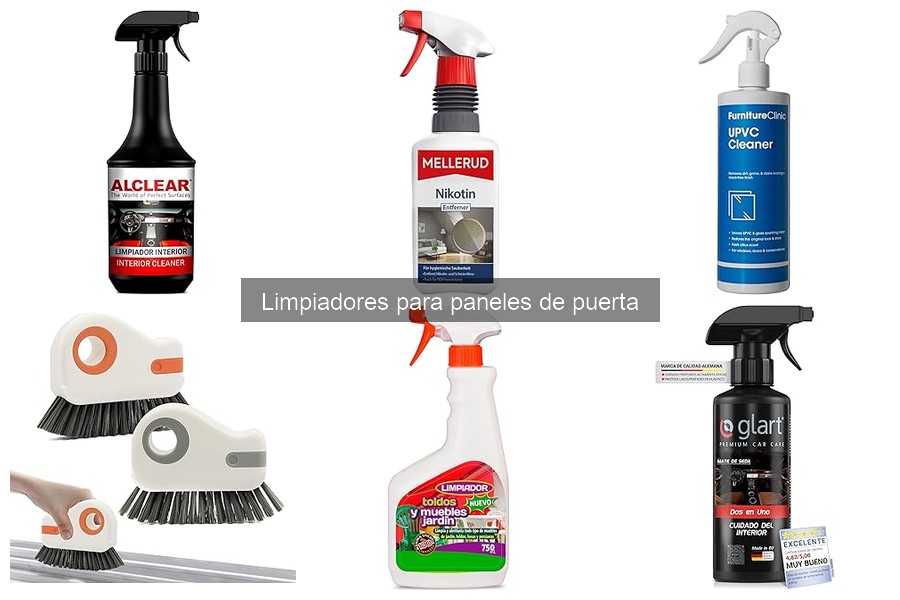Opiniones sobre limpiadores ecológicos para paneles de puerta