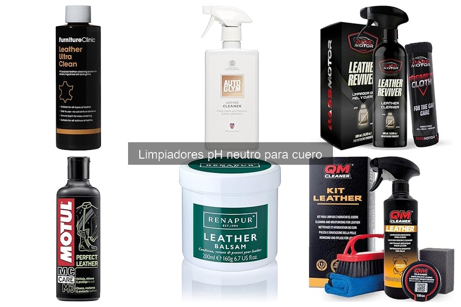 Opiniones sobre limpiadores pH neutro para cuero