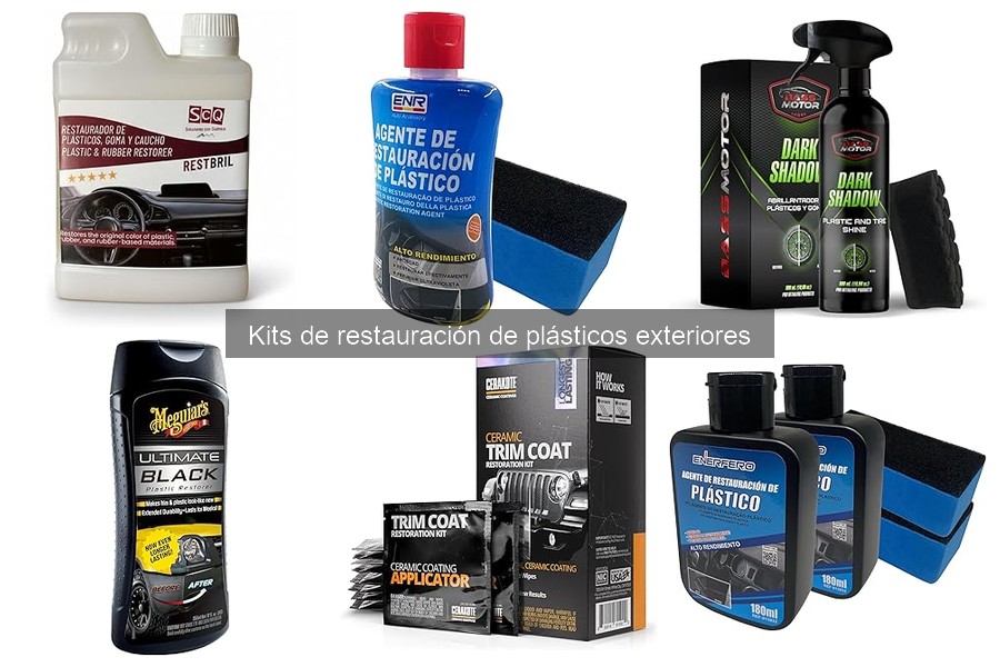 Precio promedio de kits de restauración de plásticos exteriores