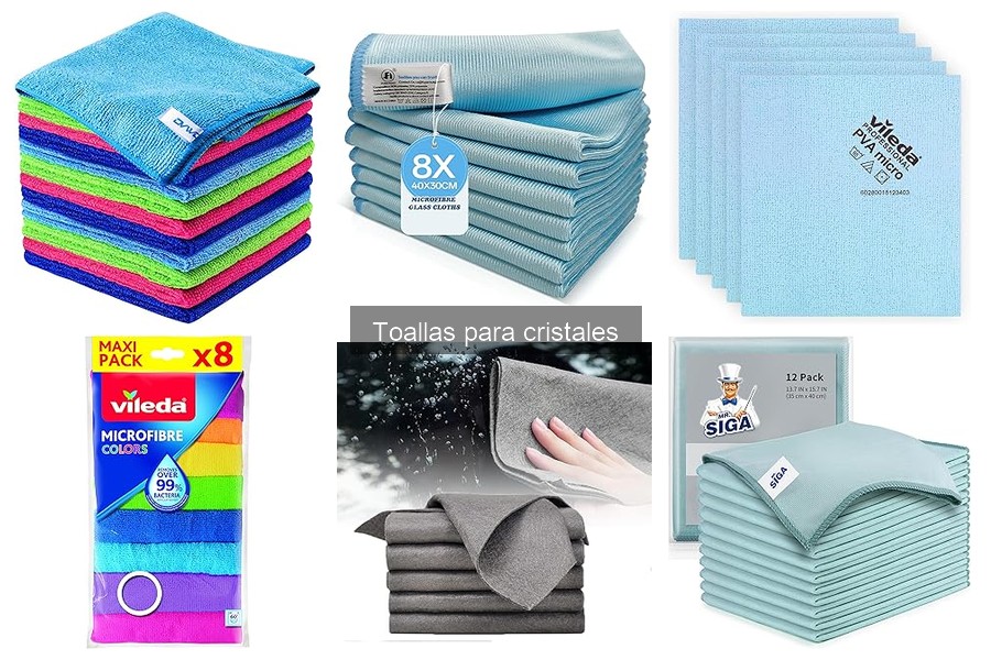 Precios y Dónde Comprar Toallas para Cristales de Calidad