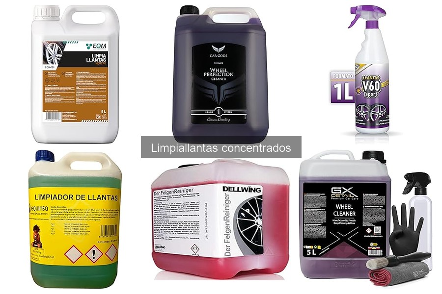 Preguntas frecuentes sobre limpiallantas concentrados