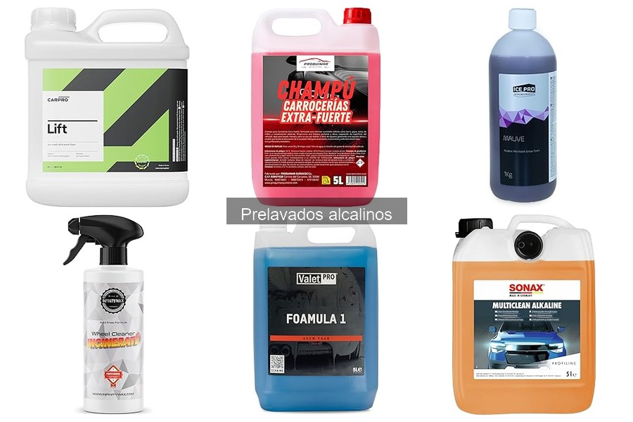 Prelavados alcalinos: ¿Son seguros para toda pintura del coche?