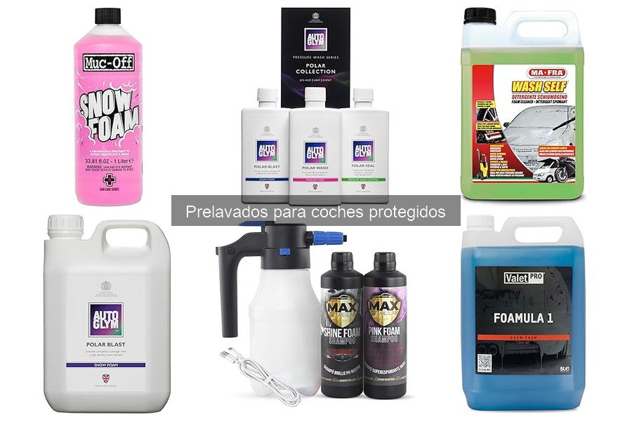 Prelavados Recomendados para Coches Protegidos por Expertos