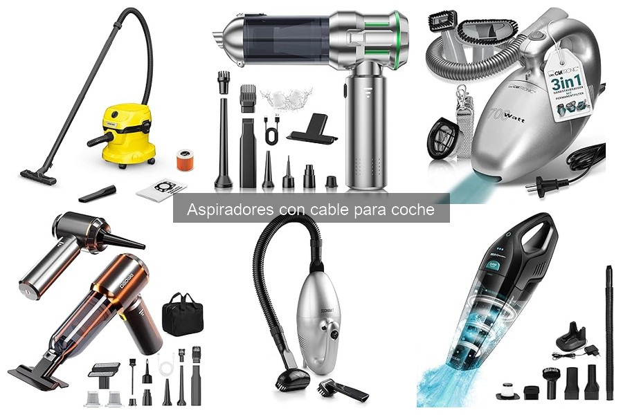 Problemas Comunes al Usar Aspiradores con Cable para Coche