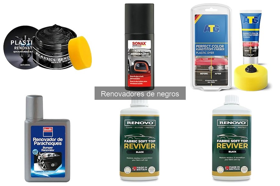 Problemas comunes al usar renovadores de negros en coche