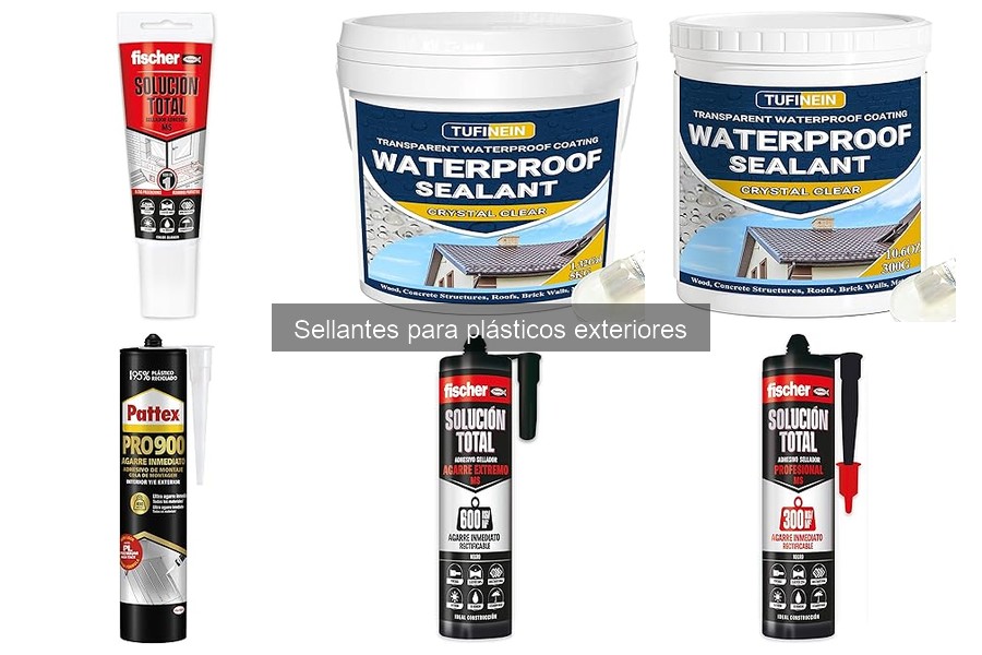 Problemas comunes al usar sellantes para plásticos exteriores