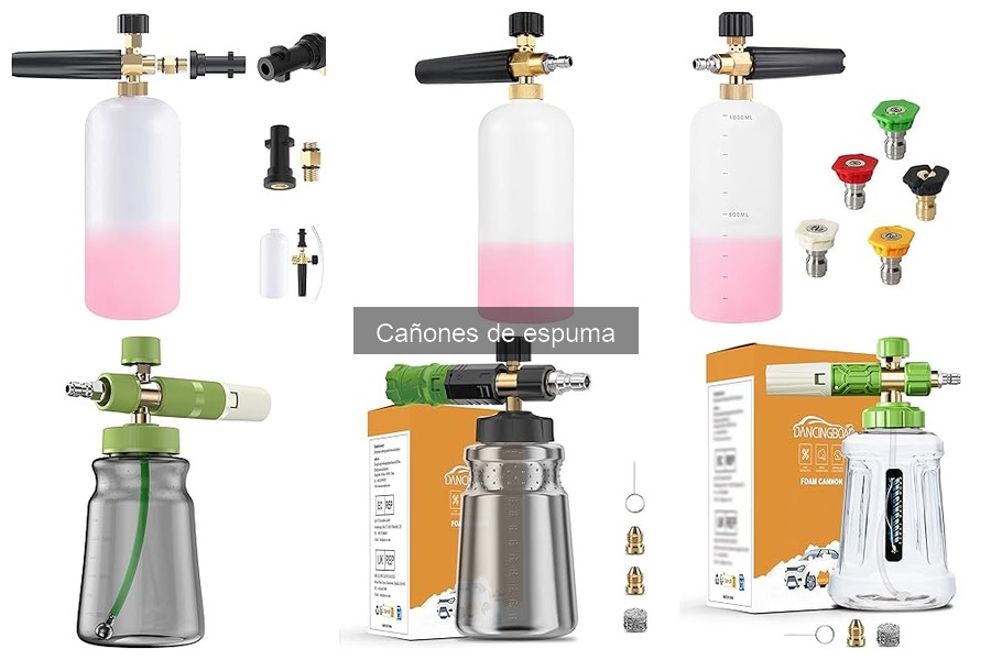 Problemas comunes con cañones de espuma y soluciones prácticas
