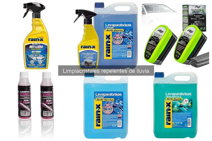 Problemas comunes con limpiacristales repelentes de lluvia