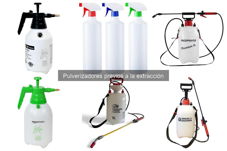 Problemas comunes con pulverizadores previos a la extracción