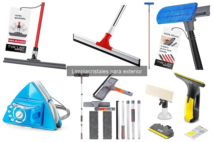 Problemas frecuentes con limpiacristales para exterior