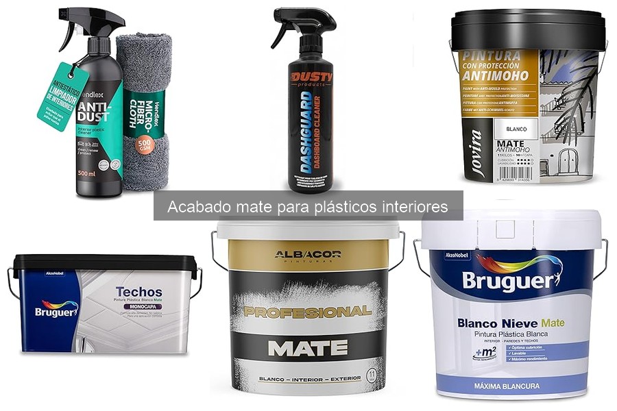 Qué es el acabado mate para plásticos interiores del coche