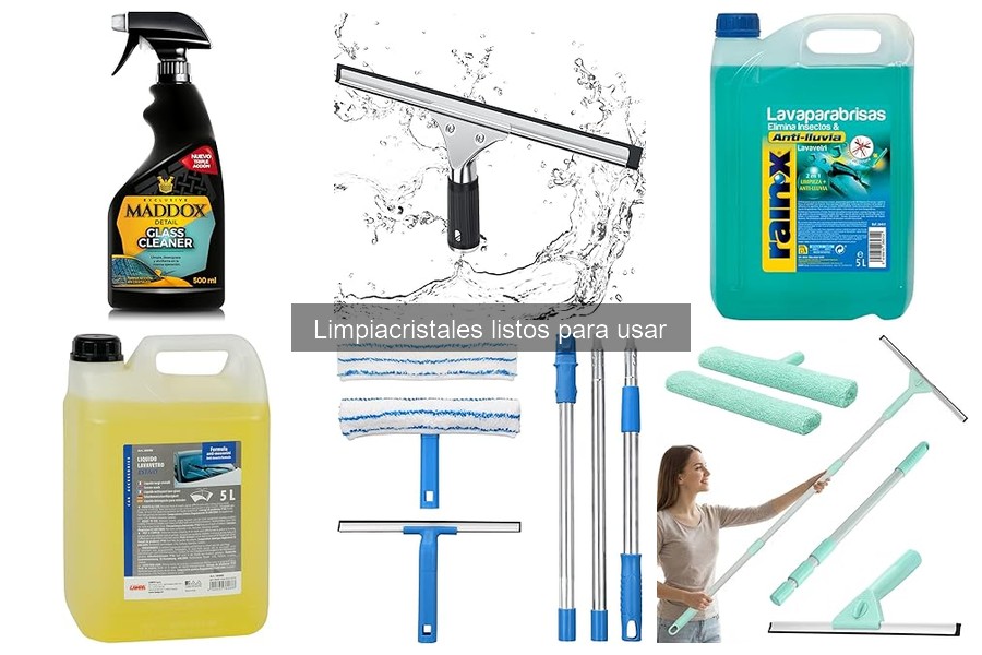 ¿Qué es un limpiacristales listo para usar? Descubre sus beneficios
