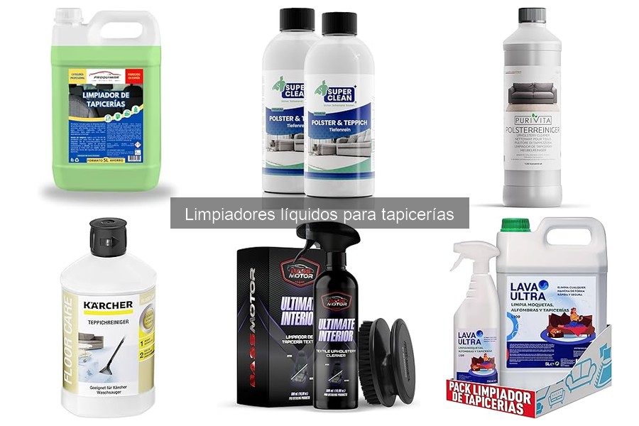¿Qué es un limpiador líquido para tapicerías? Descubre su uso