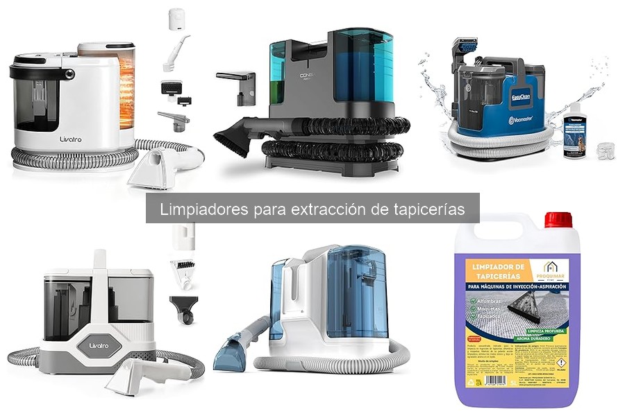 ¿Qué es un limpiador para extracción de tapicerías?