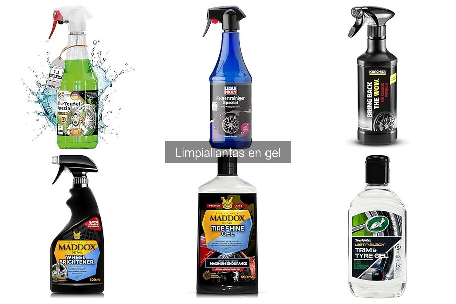 ¿Qué es un limpiallantas en gel? Características y Comparativa