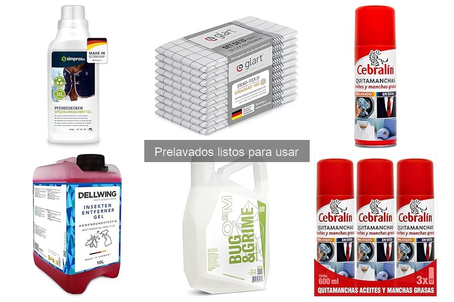 ¿Qué es un prelavado listo para usar? Beneficios y características