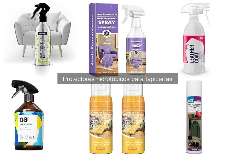 ¿Qué es un protector hidrofóbico para tapicerías?