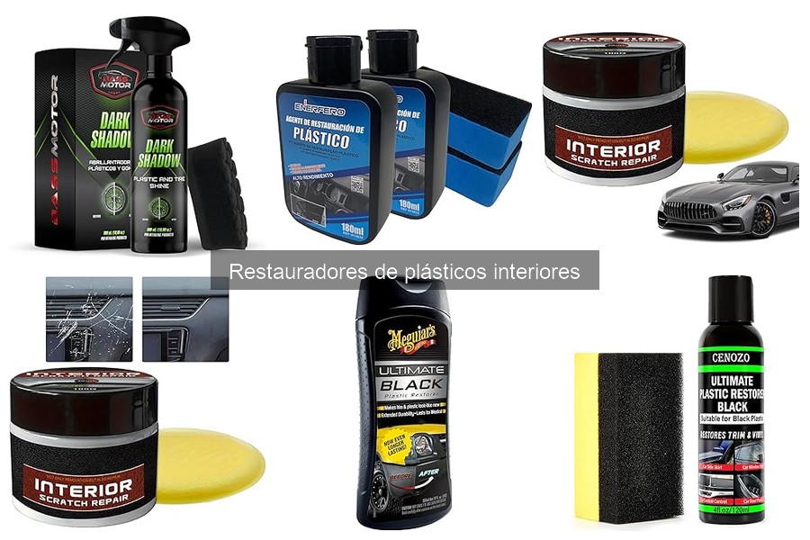 ¿Qué es un restaurador de plásticos interiores para coches?