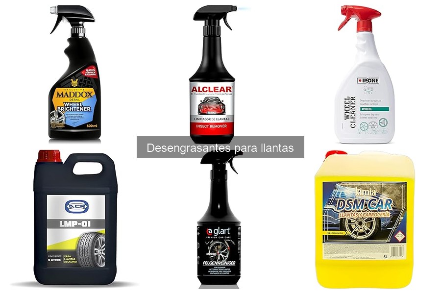 ¿Qué hacer si un desengrasante daña las llantas?