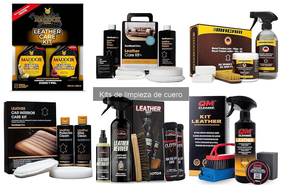 ¿Qué incluye un kit de limpieza de cuero? Guía básica