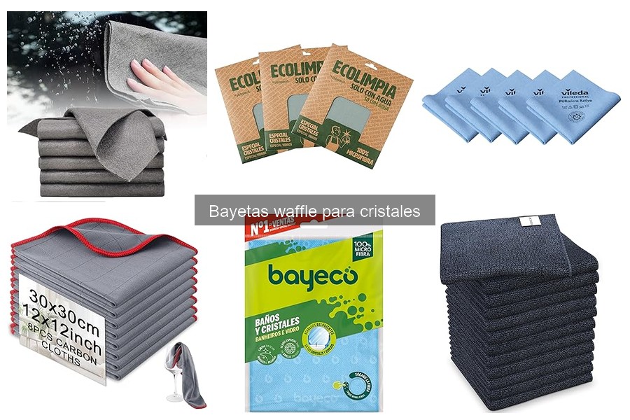 ¿Qué son las bayetas waffle para cristales? Características y usos