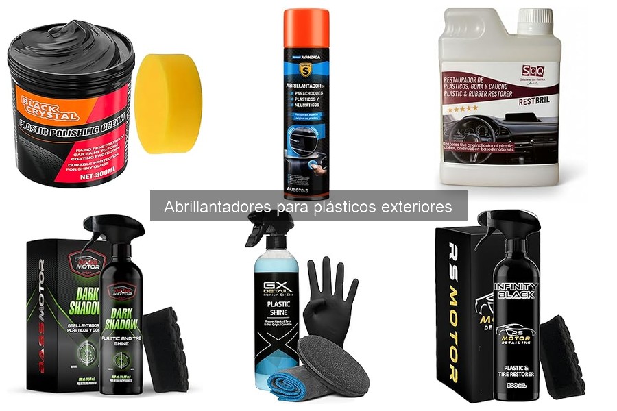 ** ¿Qué son los abrillantadores para plásticos exteriores?