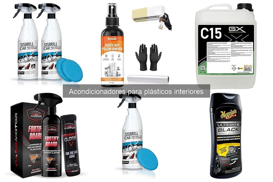 ¿Qué son los acondicionadores para plásticos interiores?