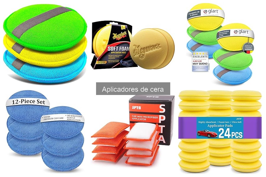 ¿Qué son los aplicadores de cera para el cuidado del coche?