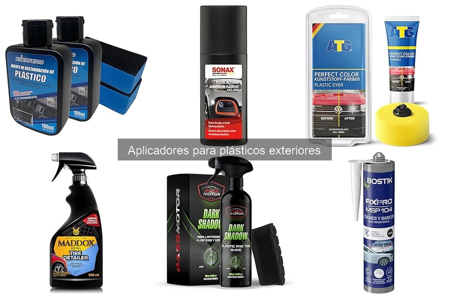 ¿Qué son los aplicadores para plásticos exteriores?