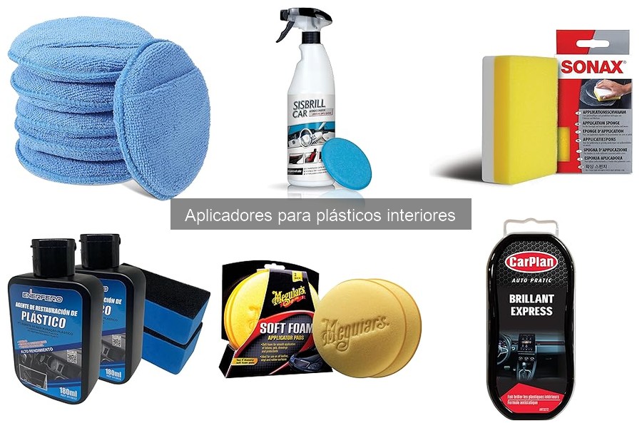 ¿Qué son los aplicadores para plásticos interiores del coche?