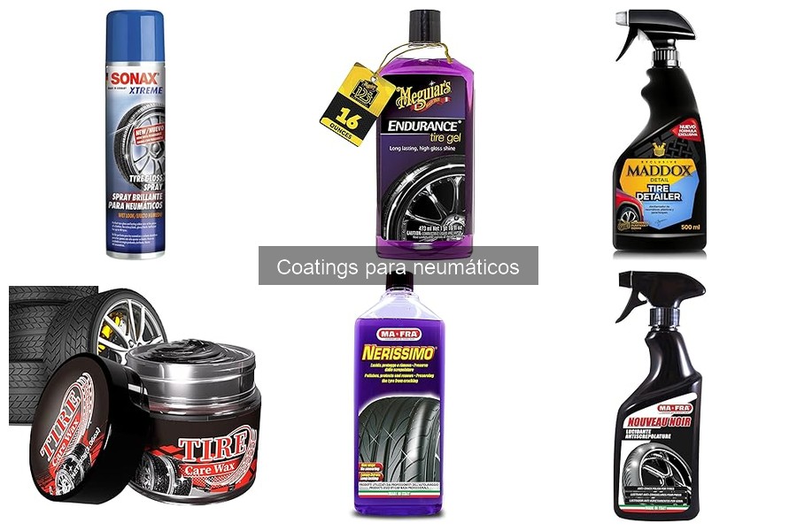 ¿Qué son los coatings para neumáticos? Mejora su apariencia