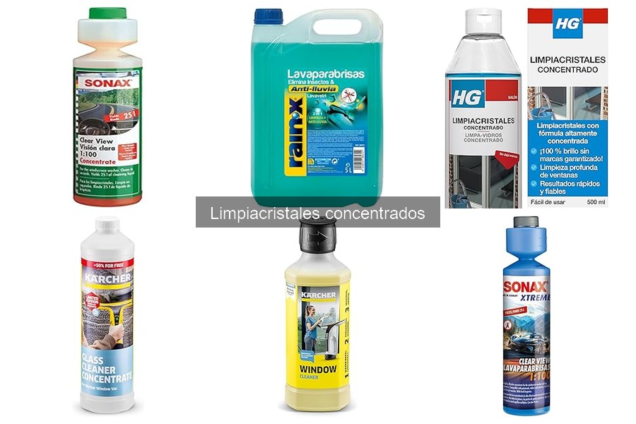 ¿Qué son los limpiacristales concentrados? Beneficios y usos