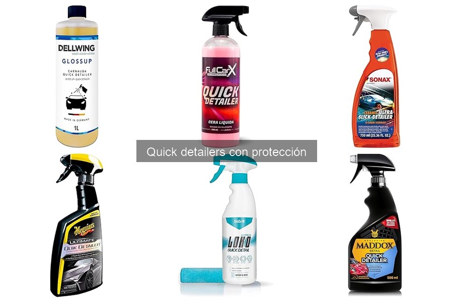 ¿Qué son los quick detailers con protección y sus beneficios?