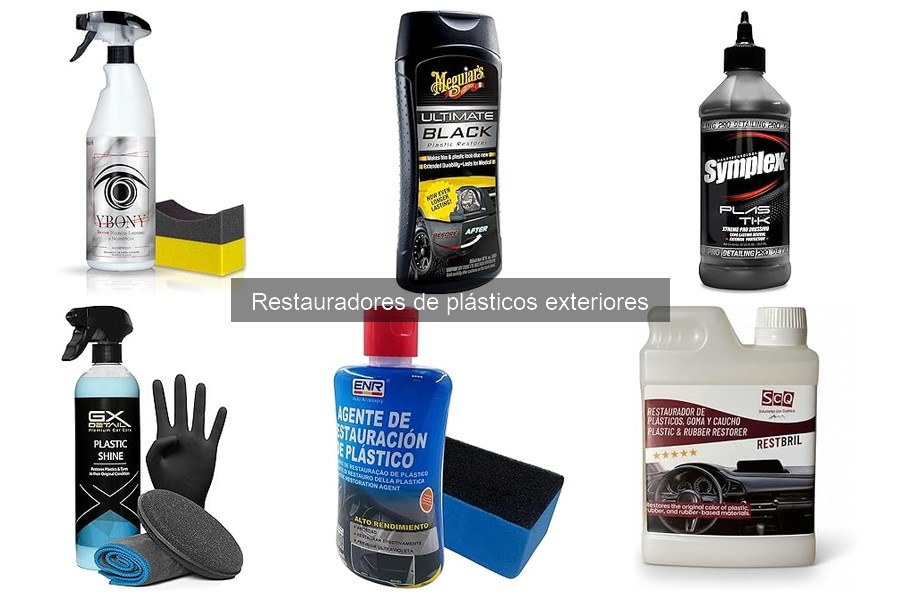 ¿Qué son los restauradores de plásticos exteriores?