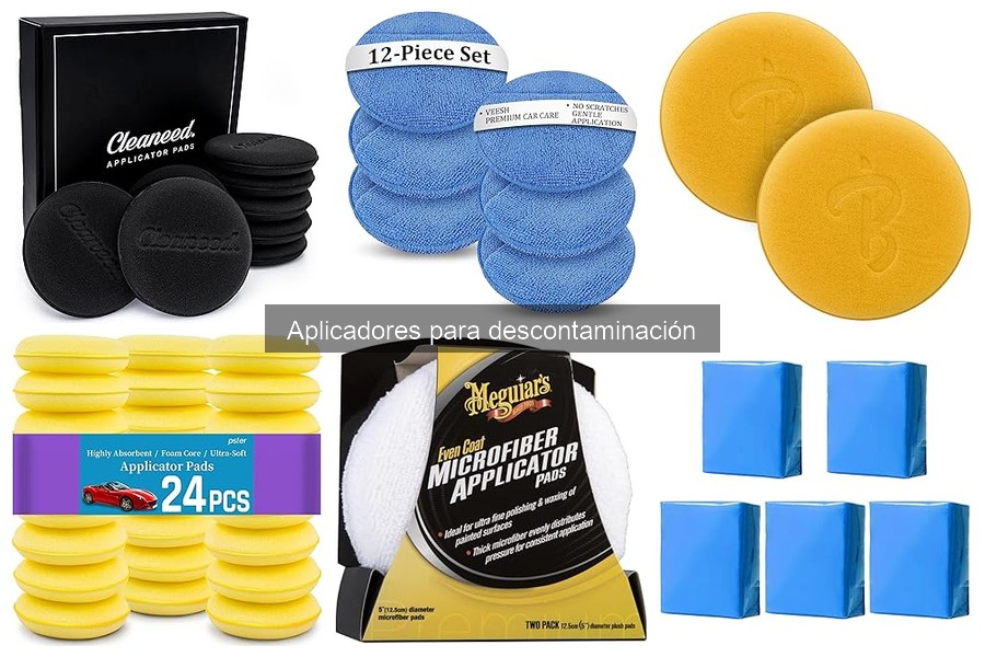 Rango de precios de aplicadores para descontaminación de coches