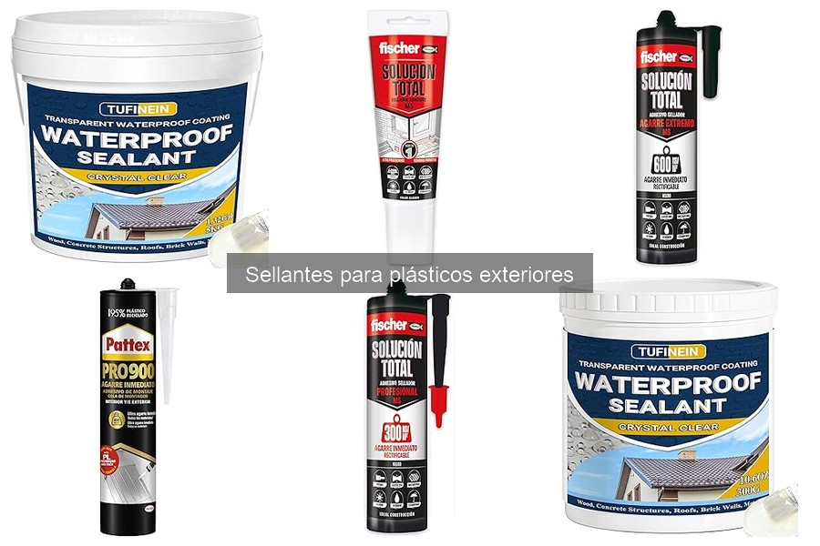 Sellantes para plásticos exteriores vs. tratamientos de mantenimiento