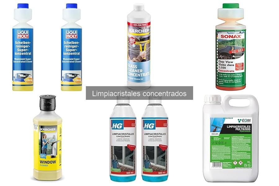 ** ¿Son ecológicos los limpiacristales concentrados? Análisis