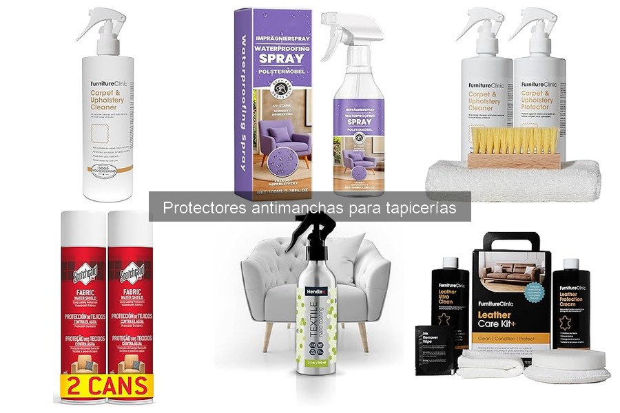 ¿Son efectivos los protectores antimanchas para tapicerías?