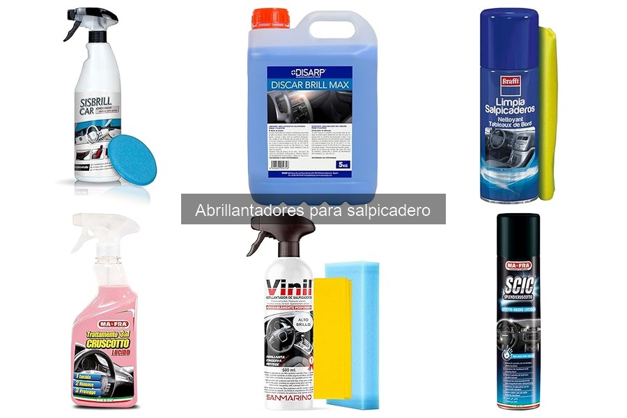 ¿Son seguros los abrillantadores de salpicadero para todos los materiales?