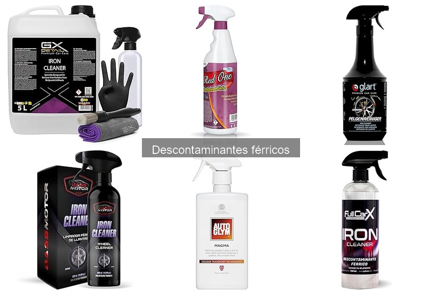 ¿Son seguros los descontaminantes férricos para toda pintura?