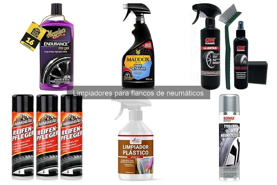 ¿Son seguros los limpiadores para flancos de neumáticos?