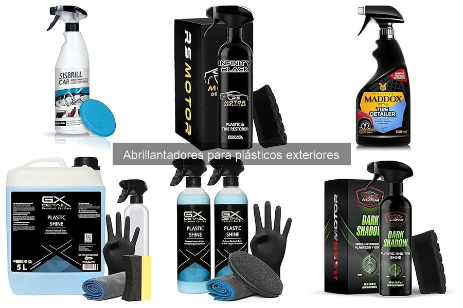 Testimonios sobre abrillantadores para plásticos exteriores