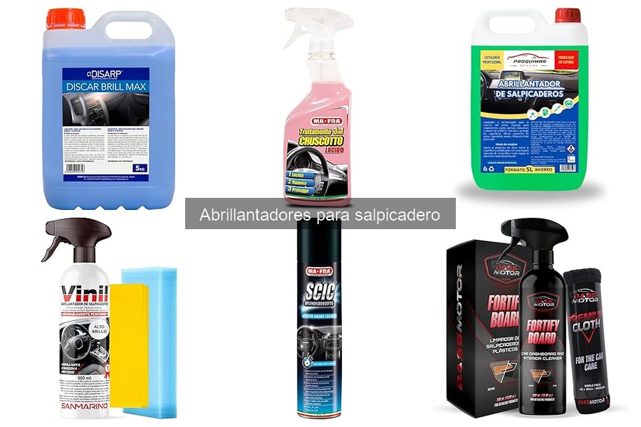 Tipos de abrillantadores para salpicadero: ¿cuál elegir?